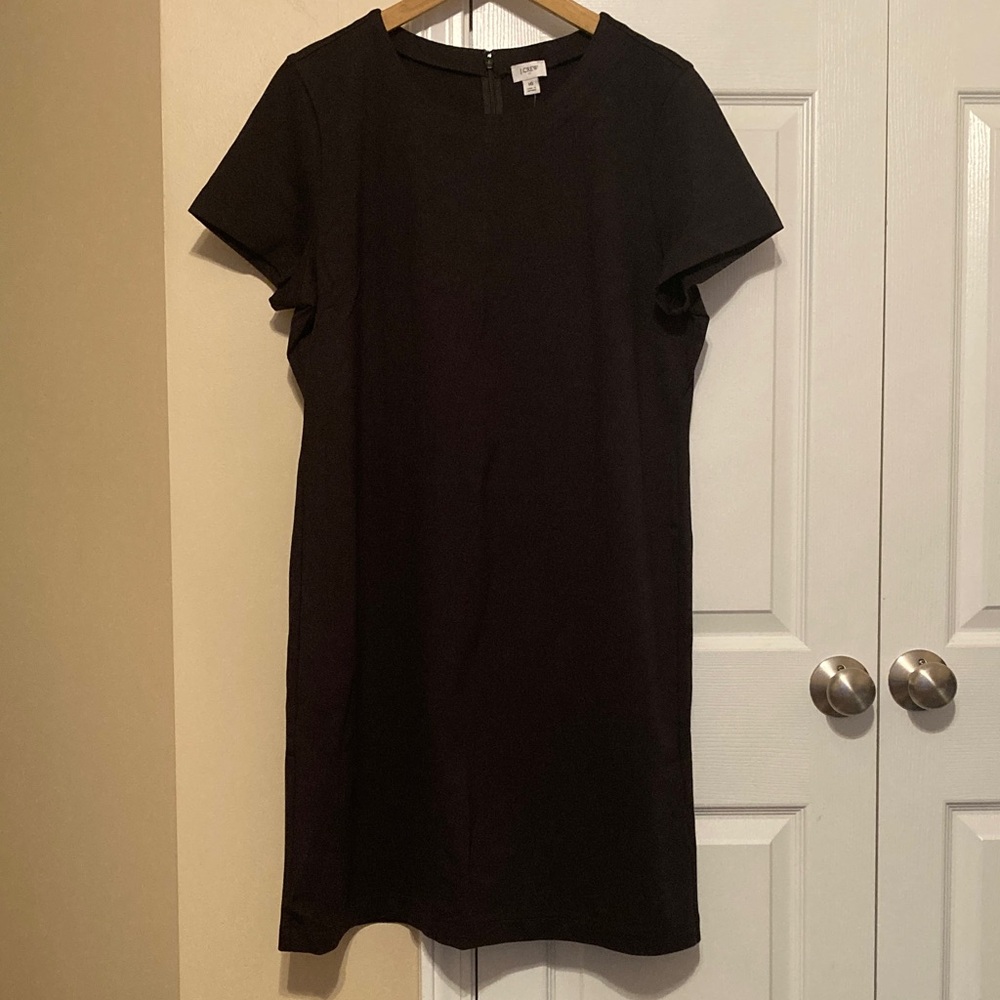 JCrew Factory short sleeve pointe knit dress